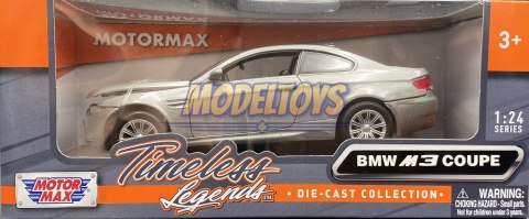 BMW M3 Coupe 2008 model 1:24 Motormax 73347 BMW M3 Coupe 2008 model 1:24 Motormax 73347