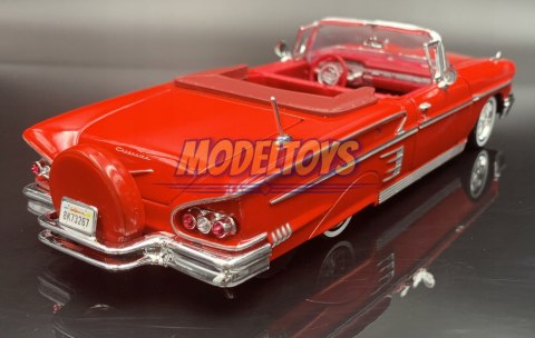 Chevrolet Impala 1958 red 1:24 Motormax 73267 Chevrolet Impala 1958 red 1:24 Motormax 73267