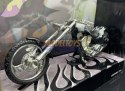 Chopper Iron CUSTOM black white 1:18 Motormax