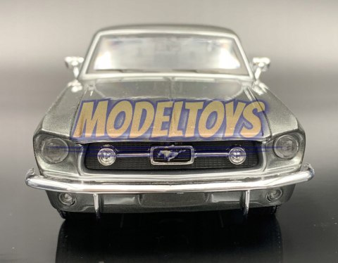 Ford MUSTANG GT 1967 1:24 grey model Maisto 31260 Ford MUSTANG GT 1967 1:24 grey model Maisto 31260