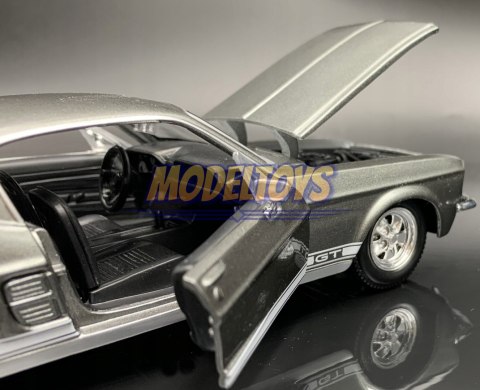 Ford MUSTANG GT 1967 1:24 grey model Maisto 31260 Ford MUSTANG GT 1967 1:24 grey model Maisto 31260