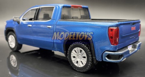 GMC Sierra Denali Crew Cab blue 1:27 Motormax 79362 GMC Sierra Denali Crew Cab blue 1:27 Motormax 79362