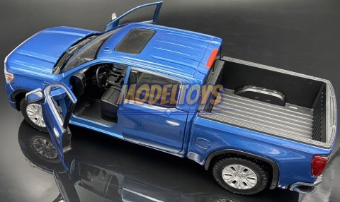 GMC Sierra Denali Crew Cab blue 1:27 Motormax 79362 GMC Sierra Denali Crew Cab blue 1:27 Motormax 79362