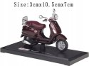 Piaggio LXV 2013 bordowy skuter 1:18 model Maisto