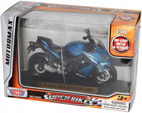 Suzuki GSX-S1000F ABS 1:18 Motormax Suzuki GSX-S1000F ABS 1:18 Motormax
