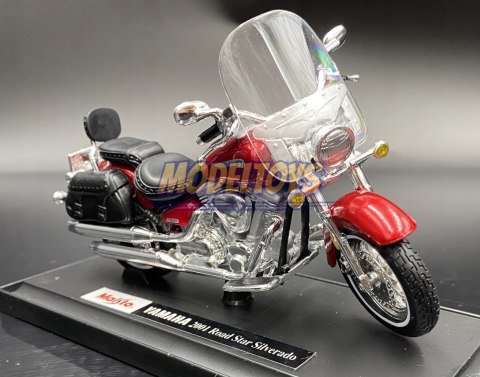 YAMAHA Road Star Silverado z podstawką 1:18 Maisto YAMAHA Road Star Silverado z podstawką 1:18 Maisto