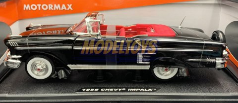 Chevrolet Impala 1958 1:18 black Motormax 73112