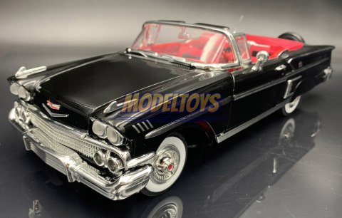 Chevrolet Impala 1958 1:18 black Motormax 73112