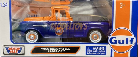Chevy 5100 Stepside 1955 GULF 1:24 Motormax 79651 Chevy 5100 Stepside 1955 GULF 1:24 Motormax 79651