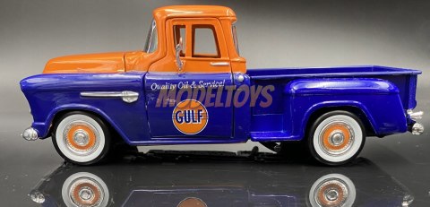 Chevy 5100 Stepside 1955 GULF 1:24 Motormax 79651 Chevy 5100 Stepside 1955 GULF 1:24 Motormax 79651