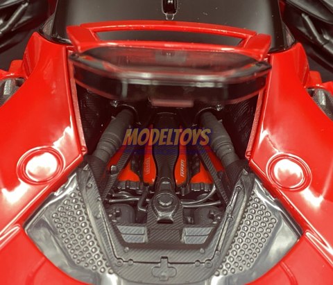 FERRARI SF90 Stradale duży mod. 1:18 Bburago 16015 FERRARI SF90 Stradale duży mod. 1:18 Bburago 16015