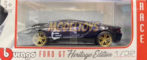 FORD GT Heritage Edition 2017 model BBurago 1:32 FORD GT Heritage Edition 2017 model BBurago 1:32