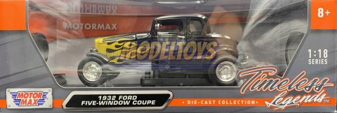 Ford Five-Window Coupe 1932 1:18 Motormax 73171 Ford Five-Window Coupe 1932 1:18 Motormax 73171