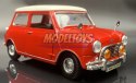 Morris Mini Cooper 1961 red 1:18 model Motormax 73113