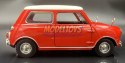 Morris Mini Cooper 1961 red 1:18 model Motormax 73113