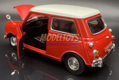 Morris Mini Cooper 1961 red 1:18 model Motormax 73113 Morris Mini Cooper 1961 red 1:18 model Motormax 73113