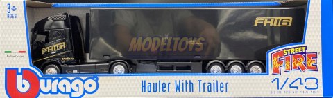 VOLVO FH16 750 ciągnik z naczepą Bburago 1:43 VOLVO FH16 750 ciągnik z naczepą Bburago 1:43
