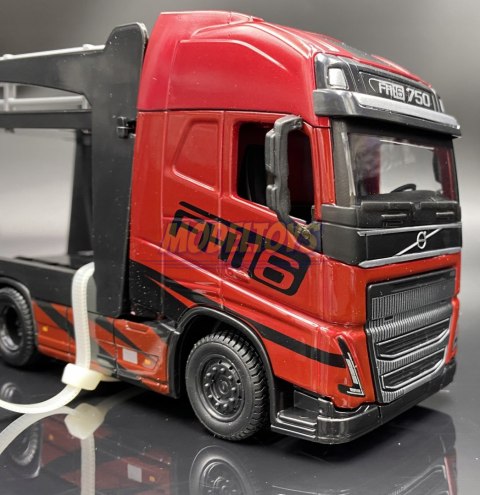 VOLVO FH16 laweta lora Land Rover LRX Bburago 1:43 VOLVO FH16 laweta lora Land Rover LRX Bburago 1:43
