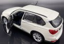 BMW X5 F15 white samochód model Welly 1:24