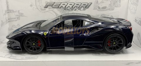 FERRARI 488 Pista blue model 1:24 Bburago 26026 FERRARI 488 Pista blue model 1:24 Bburago 26026