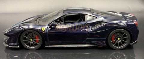 FERRARI 488 Pista blue model 1:24 Bburago 26026 FERRARI 488 Pista blue model 1:24 Bburago 26026