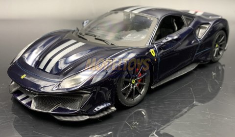 FERRARI 488 Pista blue model 1:24 Bburago 26026 FERRARI 488 Pista blue model 1:24 Bburago 26026