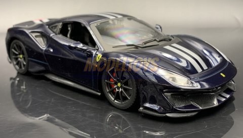 FERRARI 488 Pista blue model 1:24 Bburago 26026 FERRARI 488 Pista blue model 1:24 Bburago 26026