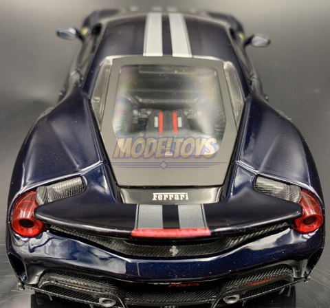 FERRARI 488 Pista blue model 1:24 Bburago 26026 FERRARI 488 Pista blue model 1:24 Bburago 26026