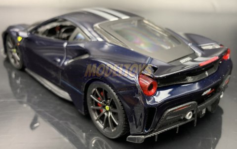 FERRARI 488 Pista blue model 1:24 Bburago 26026 FERRARI 488 Pista blue model 1:24 Bburago 26026