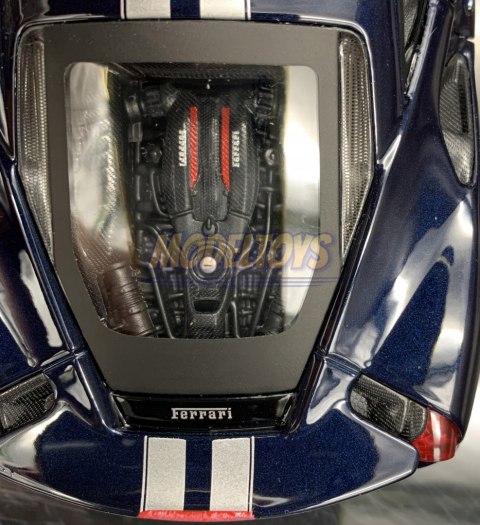 FERRARI 488 Pista blue model 1:24 Bburago 26026 FERRARI 488 Pista blue model 1:24 Bburago 26026