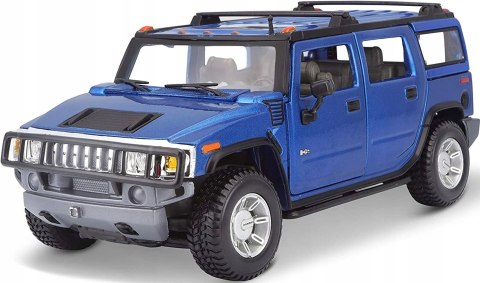 HUMMER H2 SUV 2003 blue 1:27 Maisto 31231