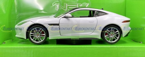 Jaguar F-Type Coupe white model 1:24 Welly 24060 Jaguar F-Type Coupe white model 1:24 Welly 24060