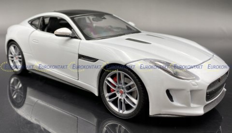 Jaguar F-Type Coupe white model 1:24 Welly 24060 Jaguar F-Type Coupe white model 1:24 Welly 24060
