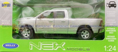 RAM 1500 Hemi 2019 Bighorn pickup model Welly 1:27 RAM 1500 Hemi 2019 Bighorn pickup model Welly 1:27