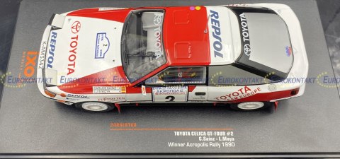 Toyota Celica GT-4 #2 C. Sainz 1990 model IXO 1:24 Toyota Celica GT-4 #2 C. Sainz 1990 model IXO 1:24