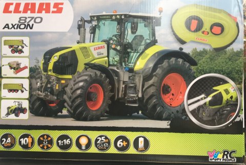 Traktor CLAAS Axion870 zdalnie sterowany skala 1:16 Traktor CLAAS Axion870 zdalnie sterowany skala 1:16