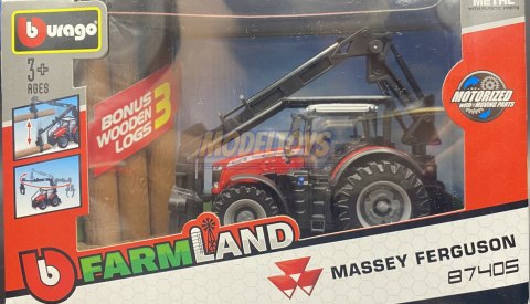 Traktor leśny Massey Ferguson napęd BBURAGO metal Traktor leśny Massey Ferguson napęd BBURAGO metal