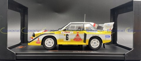 AUDI Quattro S1 1986 #6 H. Mikkola model IXO 1:24 AUDI Quattro S1 1986 #6 H. Mikkola model IXO 1:24