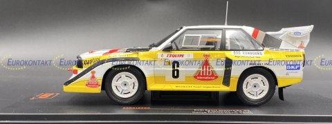 AUDI Quattro S1 1986 #6 H. Mikkola model IXO 1:24 AUDI Quattro S1 1986 #6 H. Mikkola model IXO 1:24