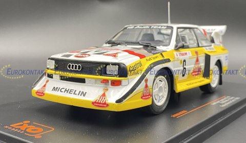 AUDI Quattro S1 1986 #6 H. Mikkola model IXO 1:24 AUDI Quattro S1 1986 #6 H. Mikkola model IXO 1:24