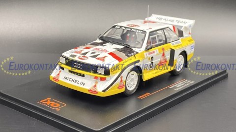 AUDI Quattro S1 1986 #6 H. Mikkola model IXO 1:24 AUDI Quattro S1 1986 #6 H. Mikkola model IXO 1:24