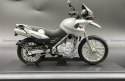 BMW F 650 GS silver motocykl model 1:18 Welly