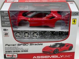 Ferrari SF90 Stradale red 1:24 do składania Maisto