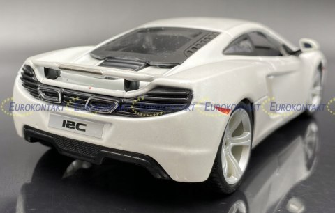 MCLAREN MP4-12C white 1:24 model Bburago 21074 MCLAREN MP4-12C white 1:24 model Bburago 21074
