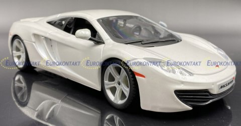 MCLAREN MP4-12C white 1:24 model Bburago 21074 MCLAREN MP4-12C white 1:24 model Bburago 21074