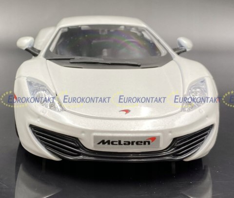 MCLAREN MP4-12C white 1:24 model Bburago 21074 MCLAREN MP4-12C white 1:24 model Bburago 21074