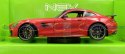 MERCEDES AMG GT R red model metal WELLY 1:24