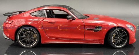 MERCEDES AMG GT R red model metal WELLY 1:24 MERCEDES AMG GT R red model metal WELLY 1:24