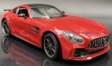 MERCEDES AMG GT R red model metal WELLY 1:24