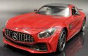 MERCEDES AMG GT R red model metal WELLY 1:24